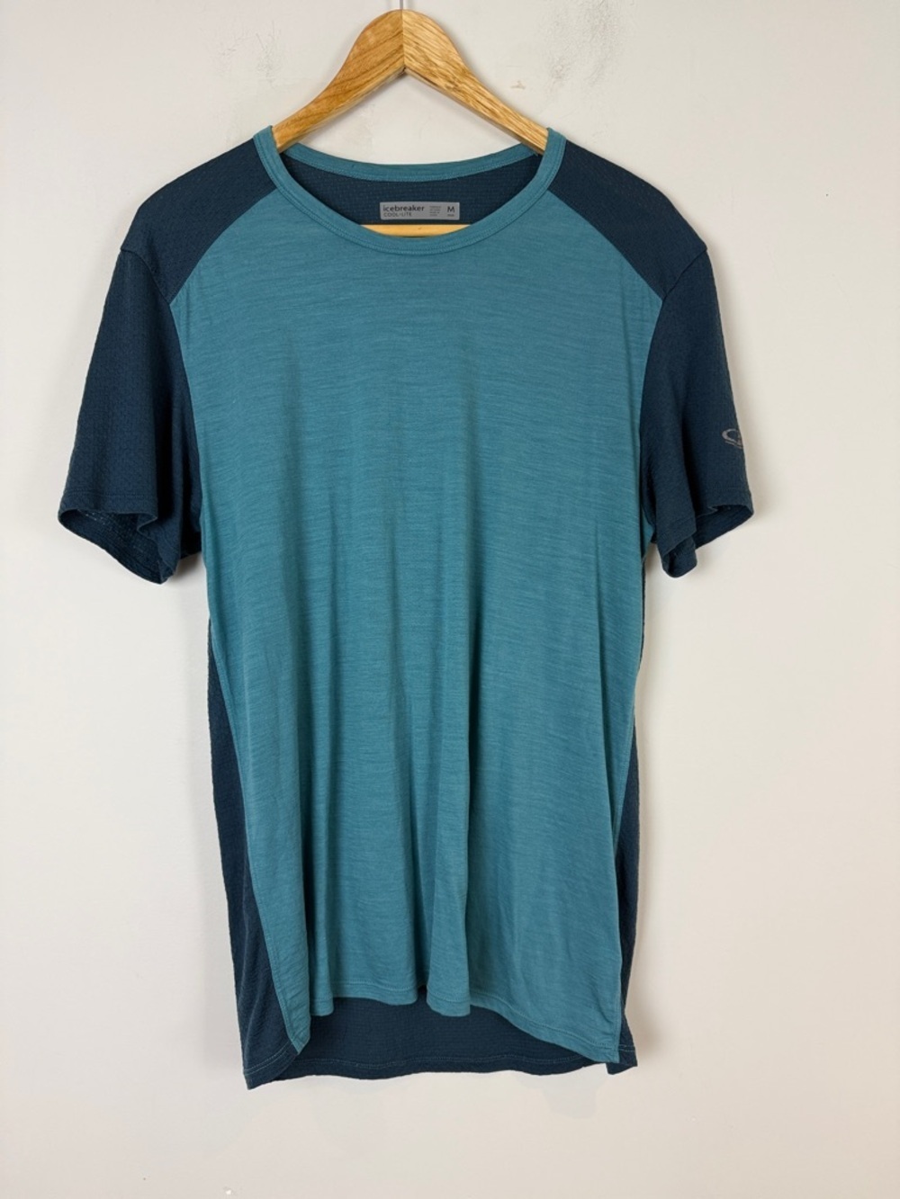Icebreaker Teal & Navy Short-Sleeve Performance Tee